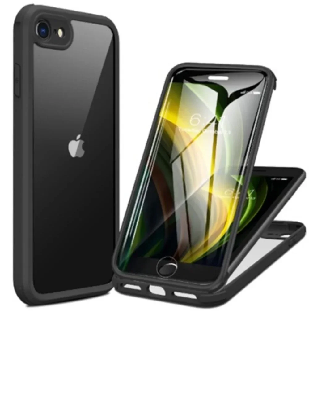 For Iphone SE Phone Case 2ND/3RD Ge 2022 2020 Full-Body with Screen protector